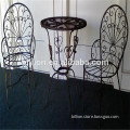 Indoor Outdoor Wrought Iron Patio Garden Table and Chairs Set